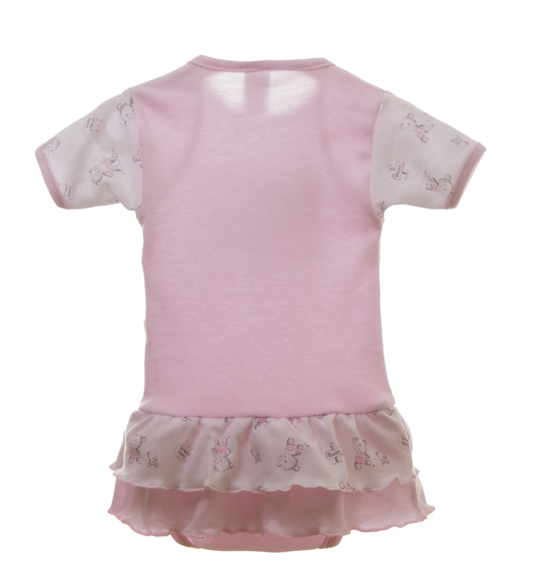 Body sukýnka kojenecká MKcool KB1002 růžová