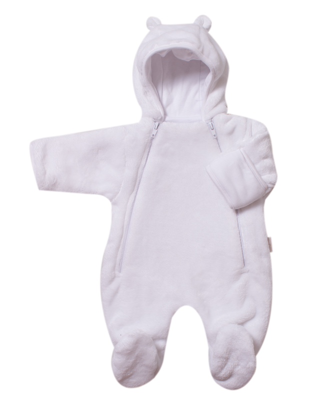Kombinéza/overal wellsoft s kapucí MKcool MK2228 bílá