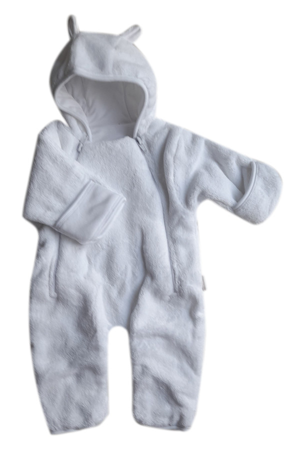 Kombinéza/overal wellsoft s kapucí MKcool MK2130 bílá