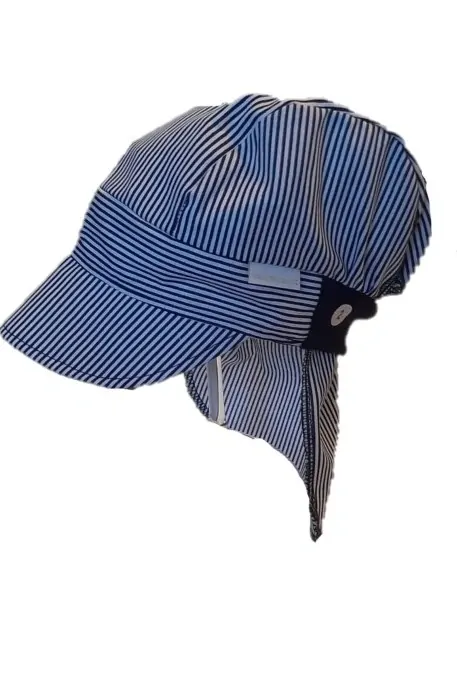 Čepice Pirát MKcool C10020 proužek bílo modrý