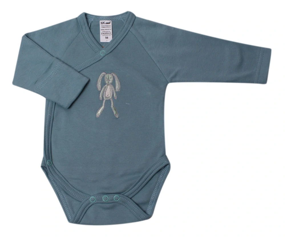 Body kojenecké zavinovací "Králíček" KB2067 modré