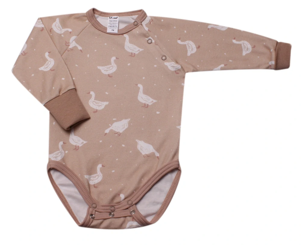 Body kojenecké roustoucí Mkcool KB2049 camel