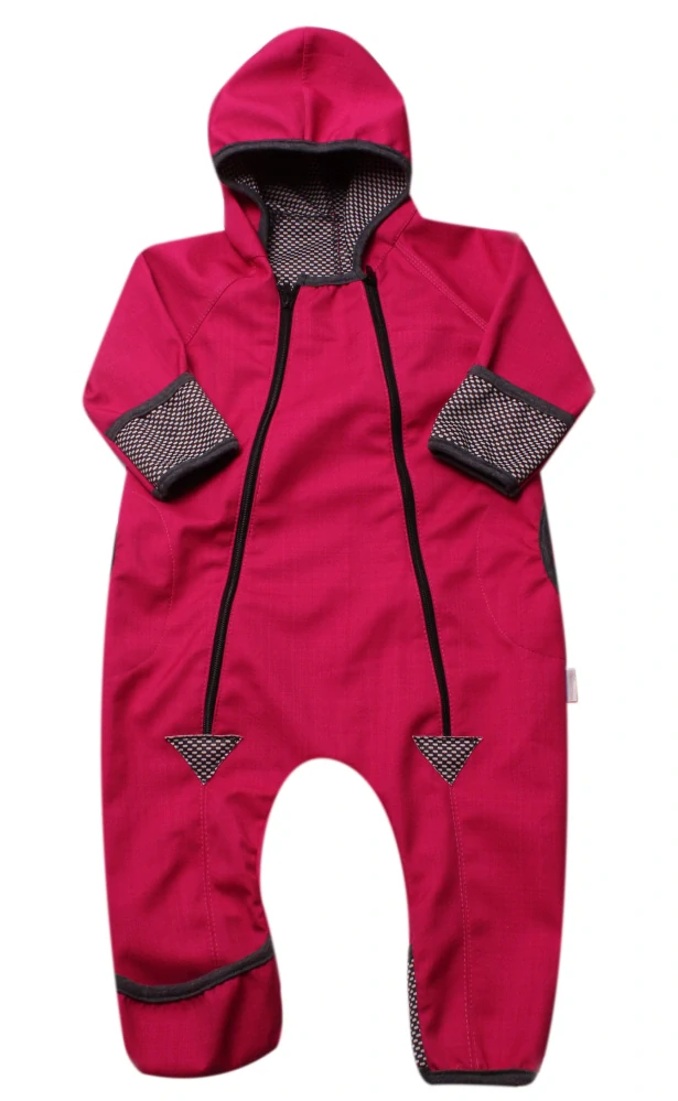 Softshellová kojenecká kombinéza MKcool K50010 růžová