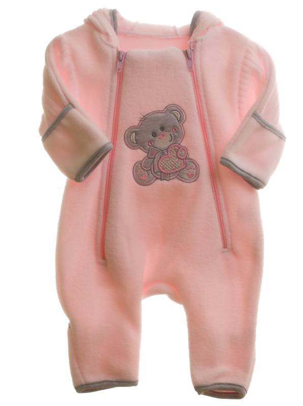 Overal/kombinéza FLEECE KO1201 růžová