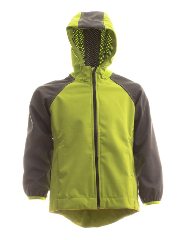 Softshellová bunda MKcool B00025 kombinace šedá/limetka