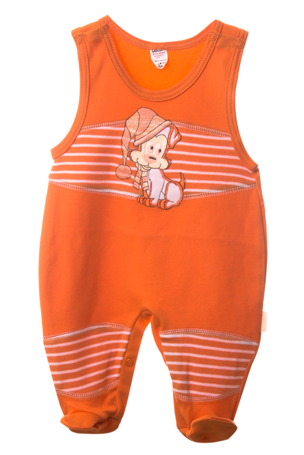Dupačky bavlněné "Pejsek" MKcool KD0018 oranžové