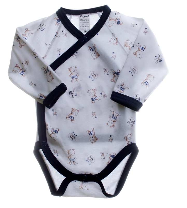 Body kojenecké "Medvídci" MKcool KB2009 tmavě modré