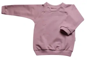 Tepláková kojenecká mikina MKcool MK2340 starorůžová