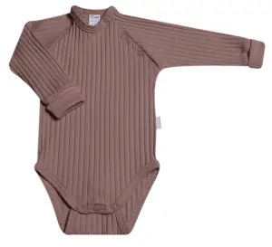 Body kojenecké roustoucí "RIB" MK2342 latté
