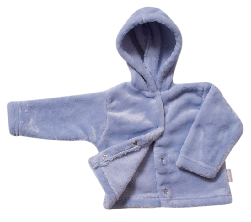 Kabátek wellsoft s kapucí MKcool MK2225 bledě modrý