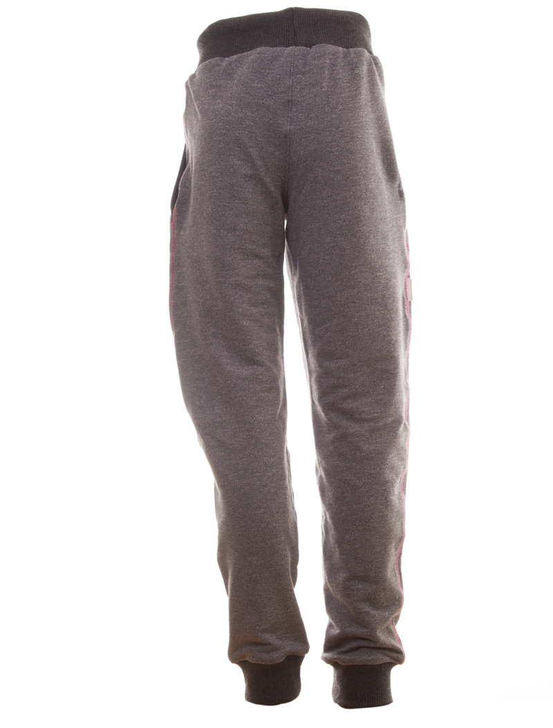 Tepláky MKcool STREET T10002 šedý melír/růžová
