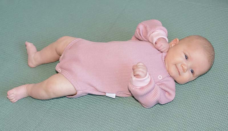 Body kojenecké rostoucí "RIB" MK2342 starorůžové