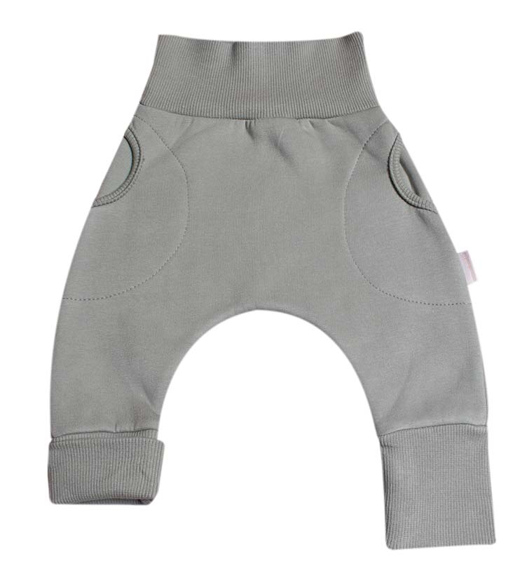 Tepláčky "rostoucí" BAGGY z počesané teplákoviny MKcool MK2338 mentolové