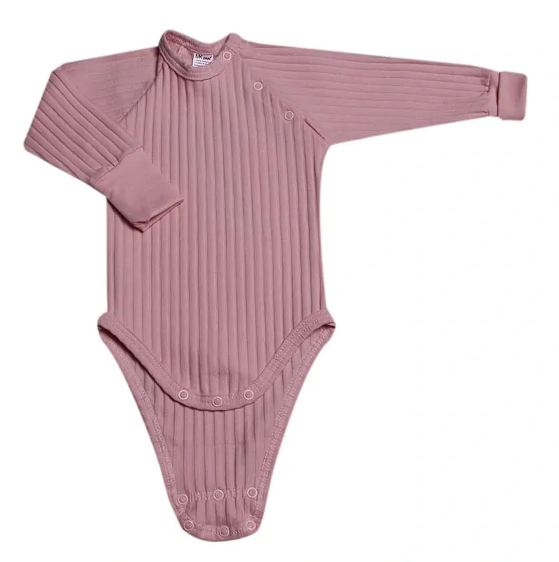 Body kojenecké roustoucí "RIB" MK2342 starorůžové 86
