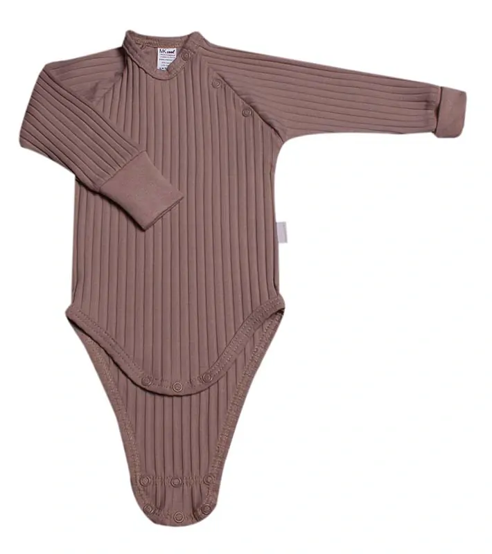 Body kojenecké roustoucí "RIB" MK2342 latté 74