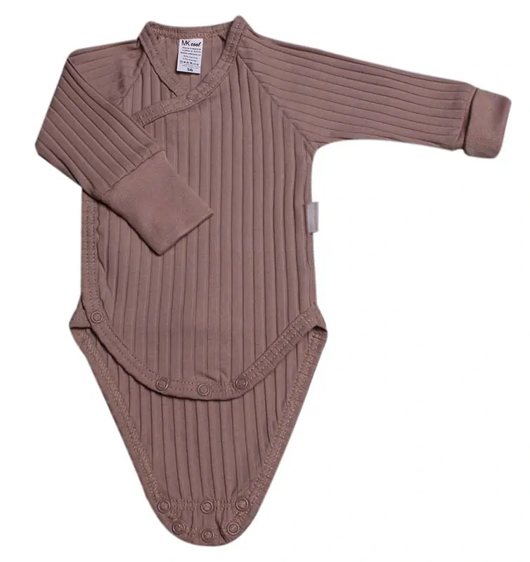 Body kojenecké zavinovací rostoucí " RIB" MK2407 latté 50