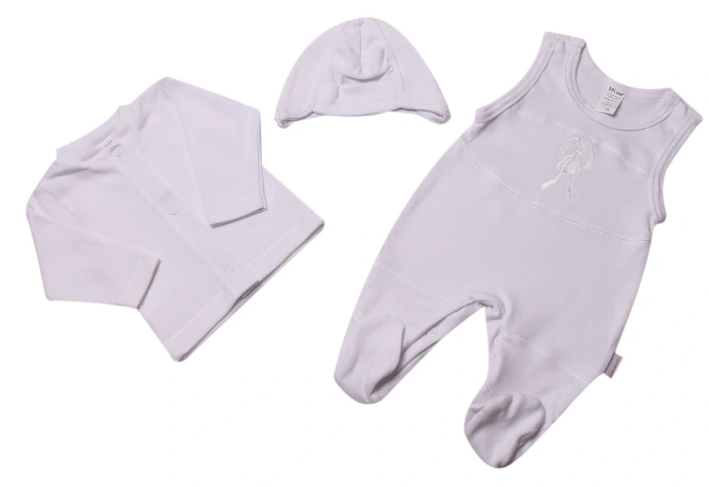 Souprava do porodnice 3-dílná "Králíček" MKcool SK2072 bílá 50 