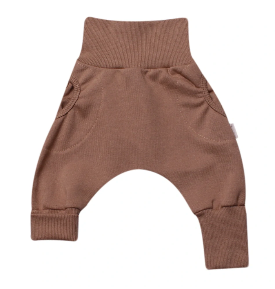 Tepláčky "rostoucí" BAGGY MKcool MK2338 camel 80