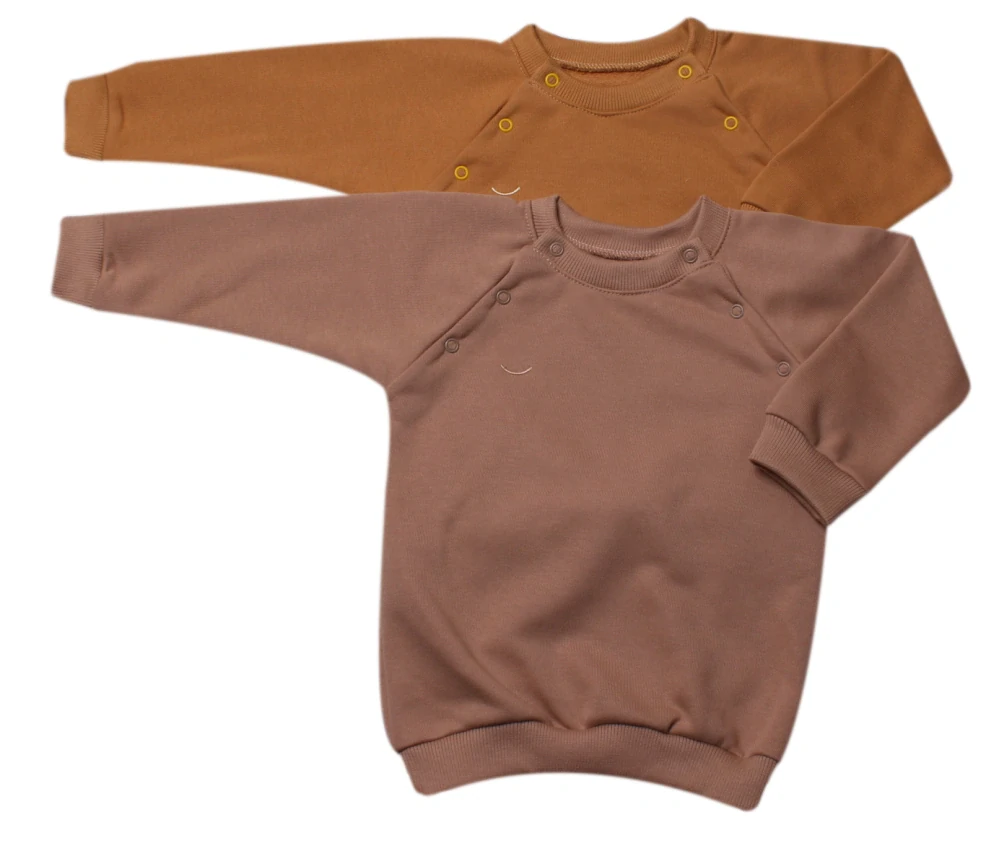 Tepláková kojenecká mikina MKcool MK2340 camel 68