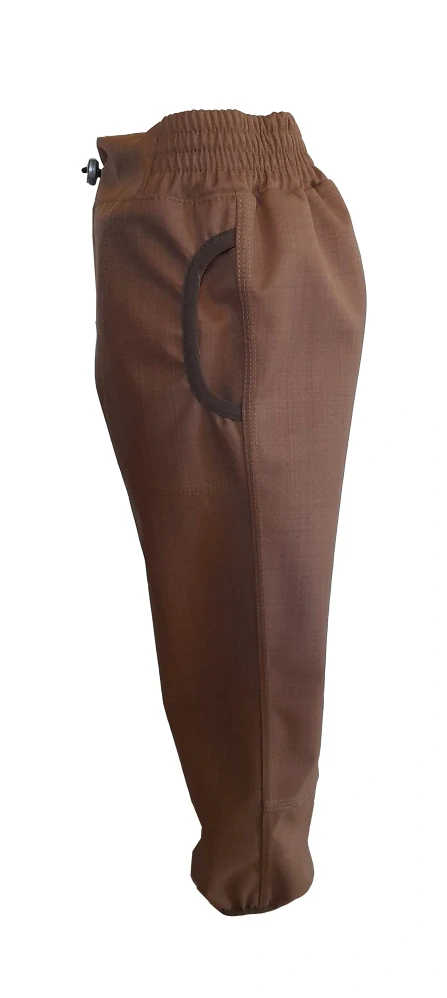 Softshellové kalhoty jarní/celoroční MKcool K00118 hnědé 140