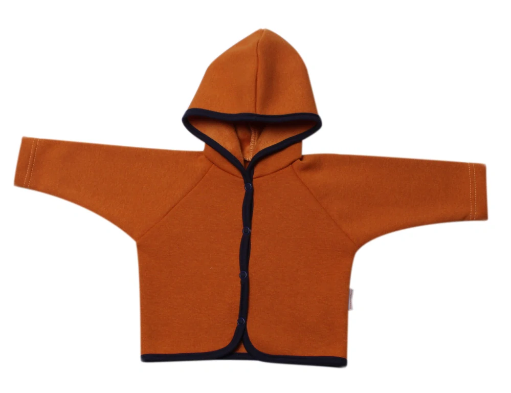 Kabátek s kožíškem s kapucí MKcool KK0519 hořčicový