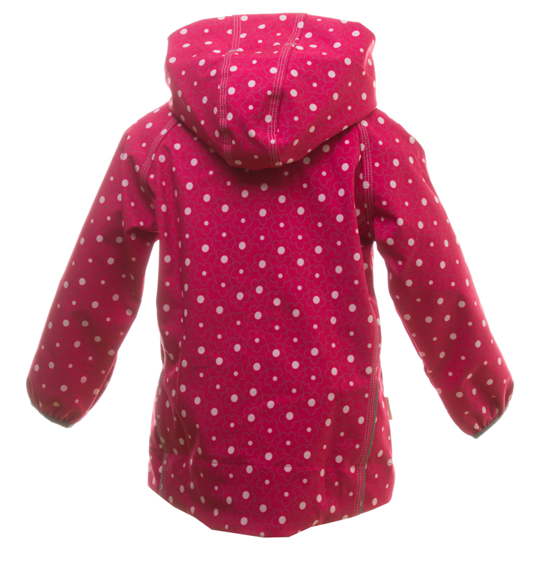 Softshellová bunda MKcool B00004 růžová/kytičky