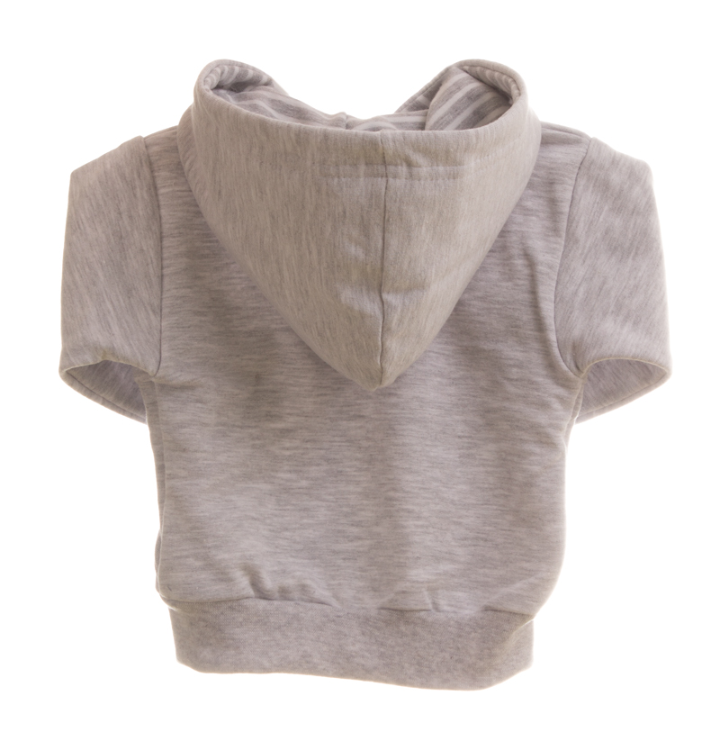 Mikina kojenecká MELÍR MKcool MK1978 světle šedá 50