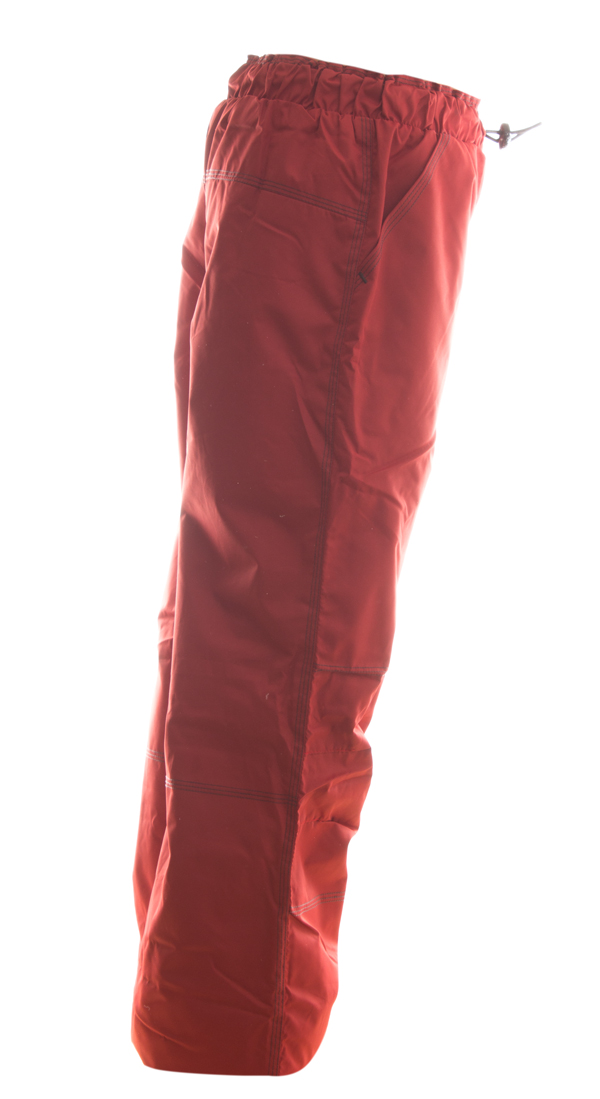 Dětské šusťákové kalhoty MKcool K20053 červené fleece