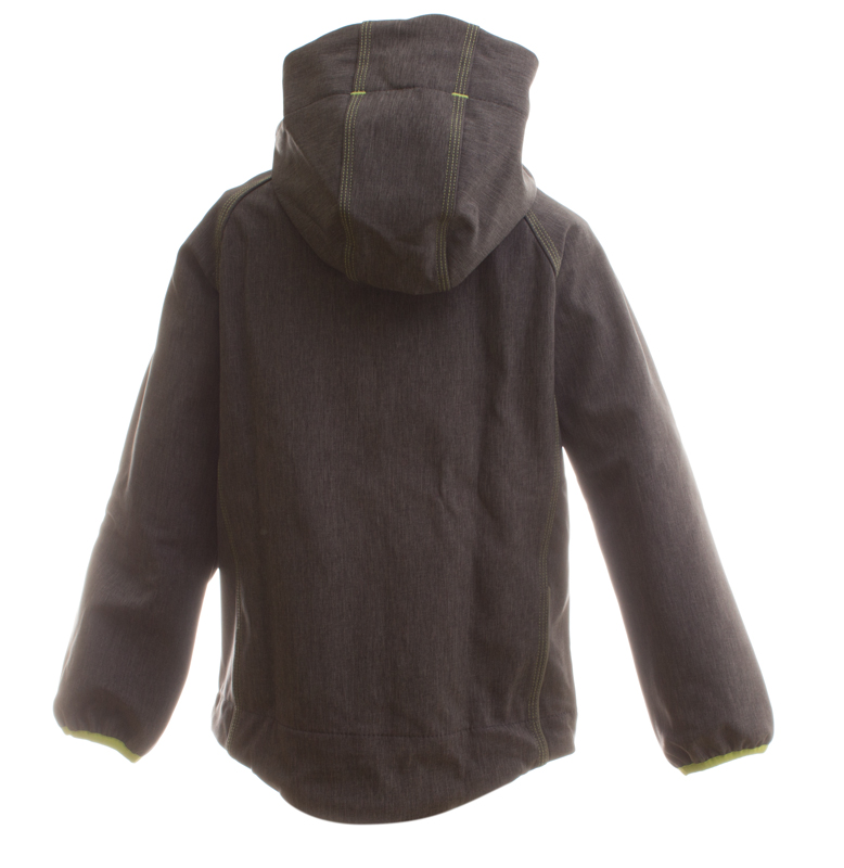 Softshellová bunda MKcool B00022 žíhaná šedá/limetka