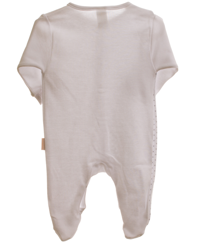 Overal kojenecký na spaní MKcool KO2008 bílo-šedý hvězdičky