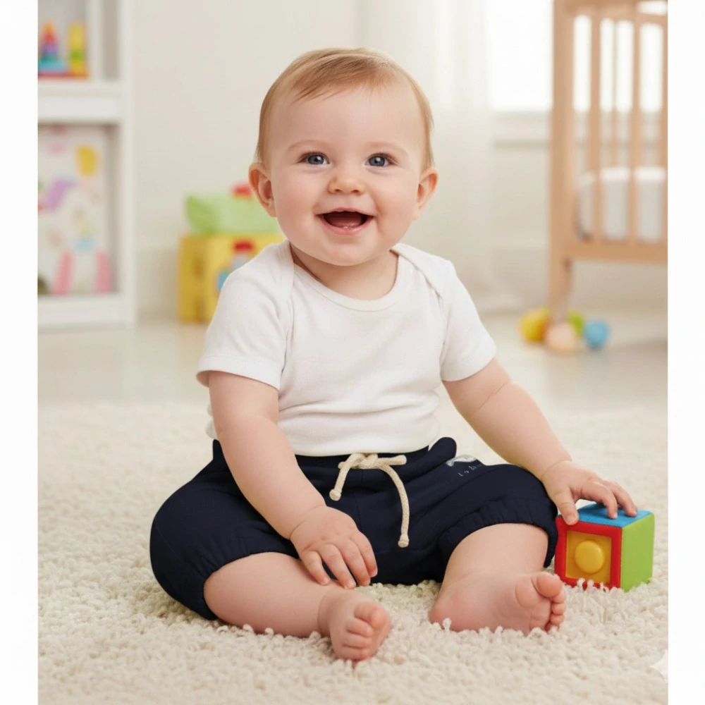 Tepláčky kojenecké Carcoolka KT0264 delfín tmavě modré 50