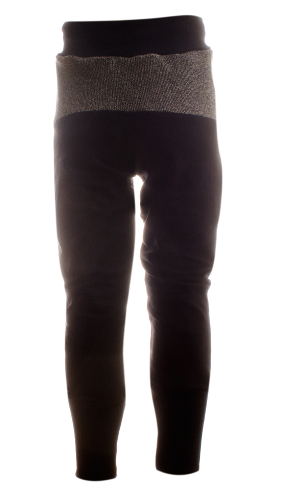 Tepláky rostoucí  MKcool STREET kalhotové T10202 černé/tmavě šedý melír 164