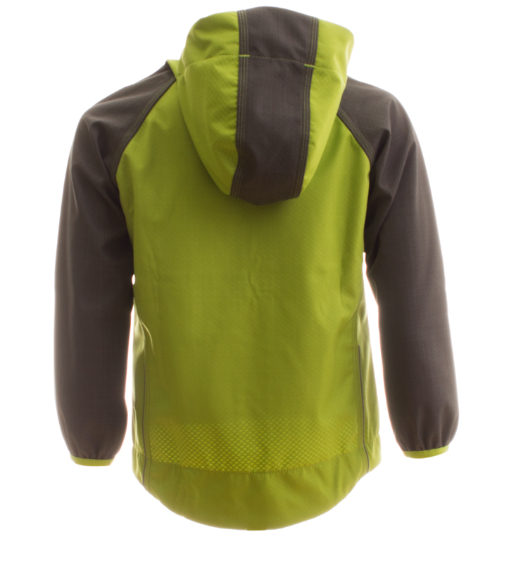 Softshellová bunda MKcool B00025 kombinace šedá/limetka