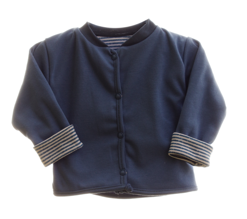 Kabátek oboustranný MKcool KK0011 modrý 74