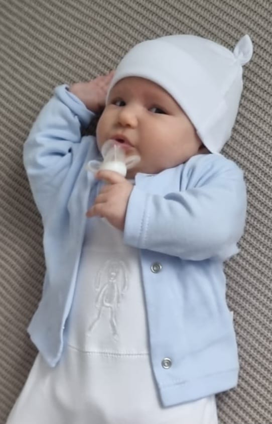 Kabátek bavlněný MKcool MK2106 - bleděmodrý 48