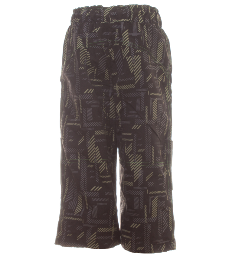 Šusťákové kalhoty MKcool K20006 černé/vzor šedý 86