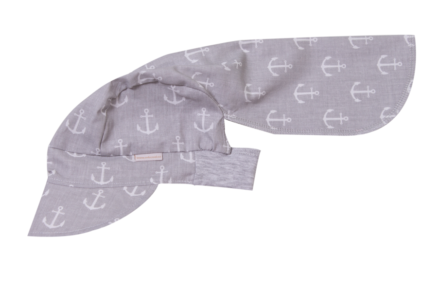 Čepice Pirát "Kotvy" MKcool C10016 šedá