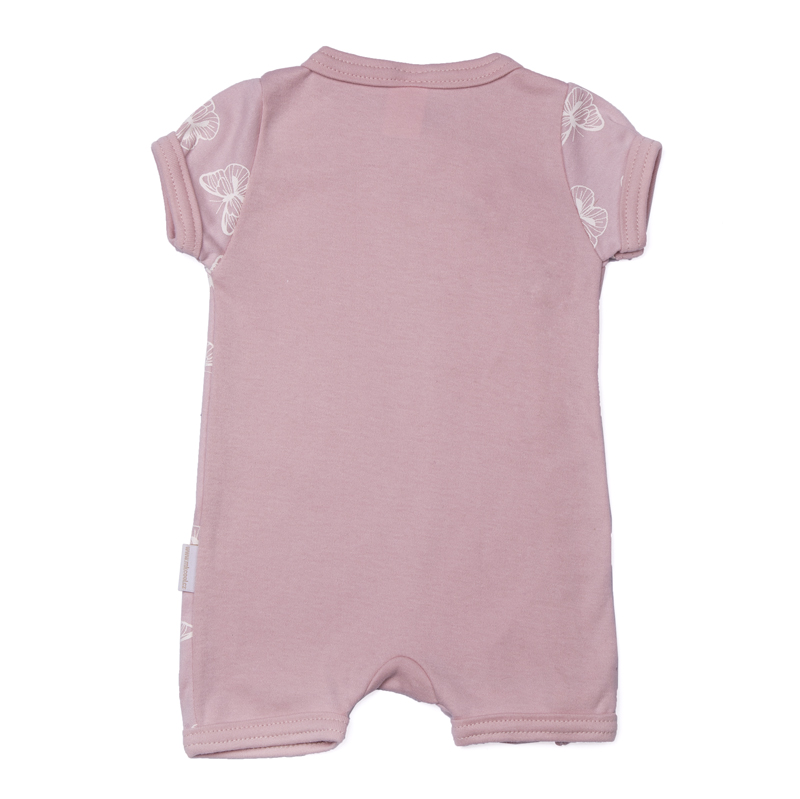 Overal letní kojenecký "MOTÝLEK" MKcool MK2108 starorůžový 62