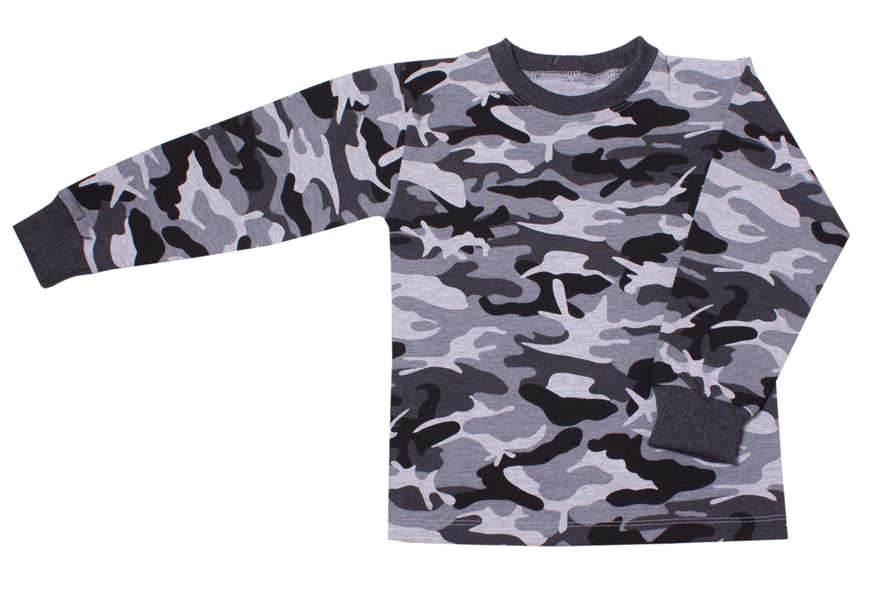 Triko dlouhý rukáv TR0000 - maskáč 122