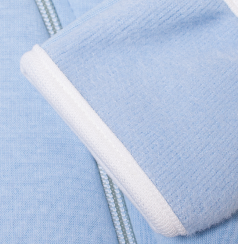 Kombinéza/overal s kožíškem s kapucí "KOALA" MKcool MK2120 světle modrá 74