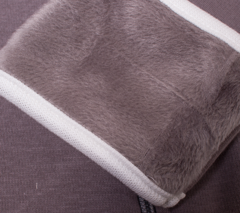 Kombinéza/overal s kožíškem s kapucí "KOALA" MKcool MK2120 šedobéžová