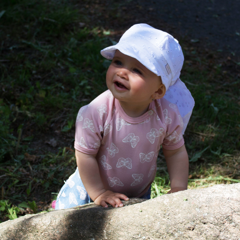 Body kojenecké "MOTÝLEK" MKcool MK2016 KR - starorůžové 68