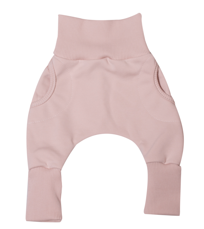 Tepláčky "rostoucí" BAGGY MKcool MK2204 pudrové