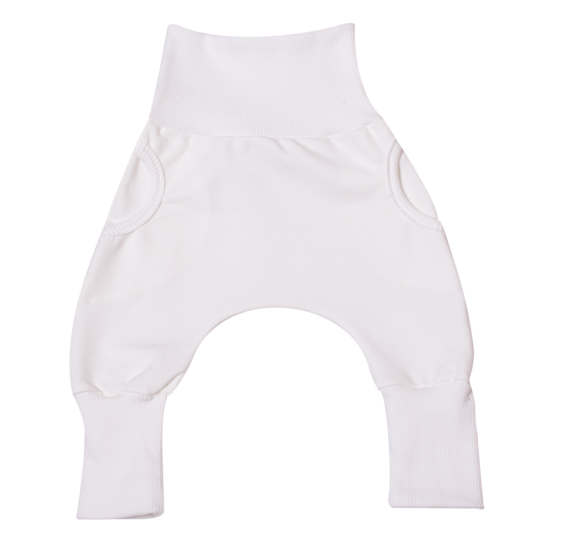 Tepláčky "rostoucí" BAGGY MKcool MK2204 vanilkové