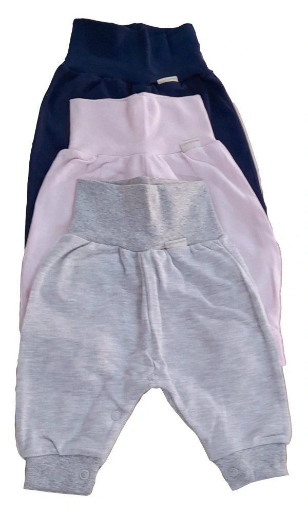 Polodupačky bavlněné bez ťapek MKcool KP0106 šedé 80