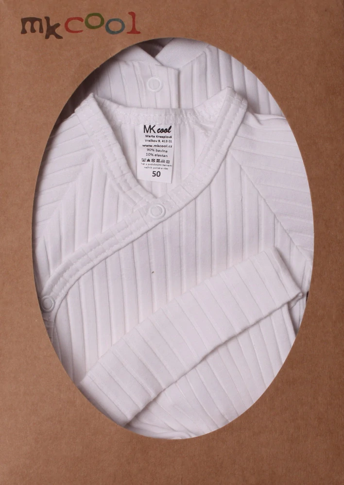 Souprava kojenecká RIB široký 4-dílná MKcool SK1010 bílá