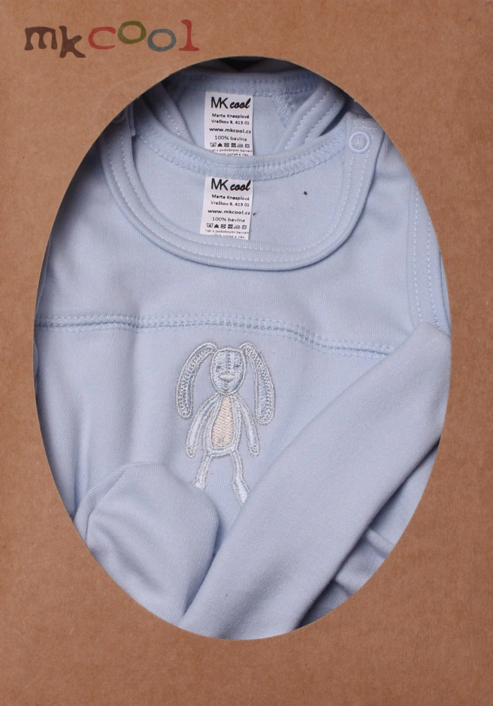 Souprava do porodnice 5-ti dílná "Králíček" MKcool SK0030 modrá