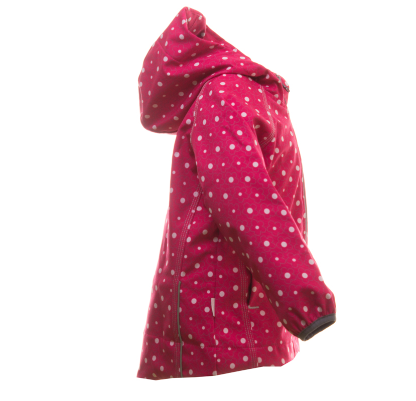 Softshellová bunda MKcool B00004 růžová/kytičky