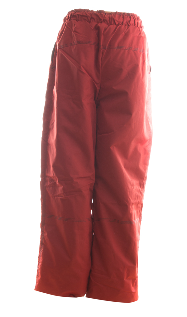 Dětské šusťákové kalhoty MKcool K20053 červené fleece