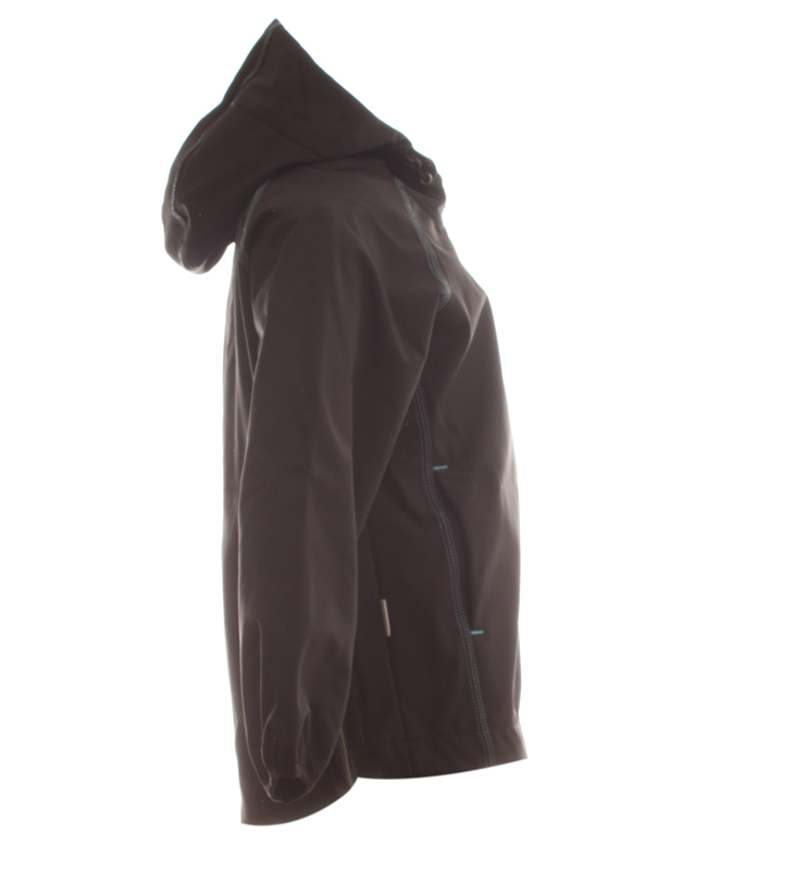 Softshellová bunda MKcool B00022 žíhaná šedá/limetka